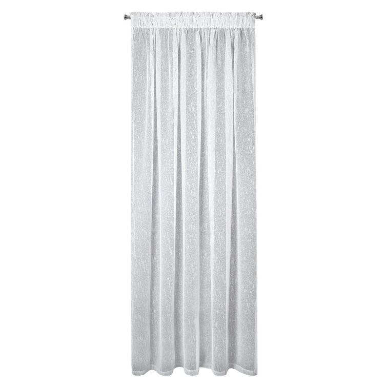 17 Stories Kalikow Sheer Slot Top Curtain Panel Wayfair.co.uk
